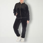 White Mark 2-pc. Velour Tracksuit-Plus - JCPenney