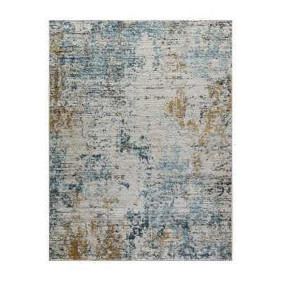 Madison Park Amelia Abstract Machine Woven Skid Resistant Indoor Rectangular Area Rug