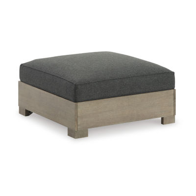 Signature Design by Ashley Citrine Park Cushioned Patio Ottoman