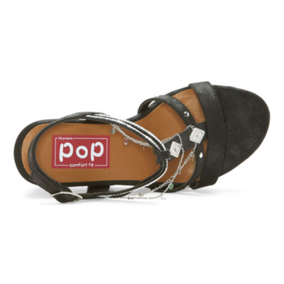Pop Womens Electricity Wedge Sandals