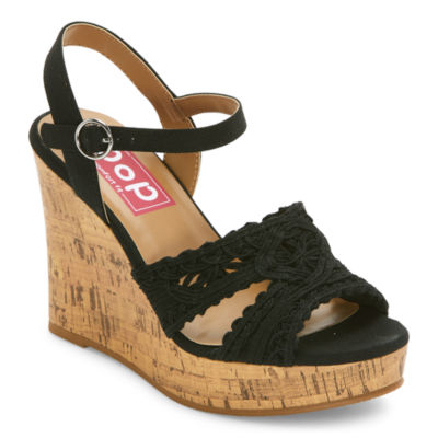 Pop Womens Fancee Wedge Sandals