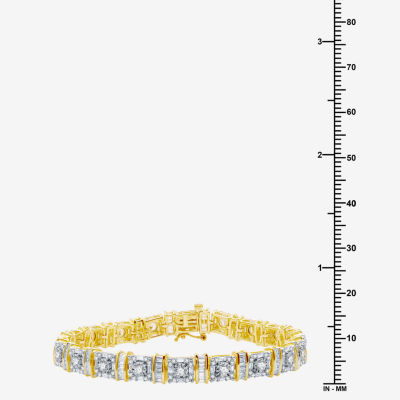 CT. T.W. Natural White Diamond 10K Gold Inch Tennis Bracelet