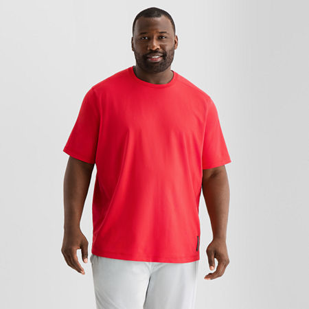 Shaquille O'neal Xlg Elevated Mens Crew Neck Short Sleeve Quick Dry Active Athletic T-shirt In Red