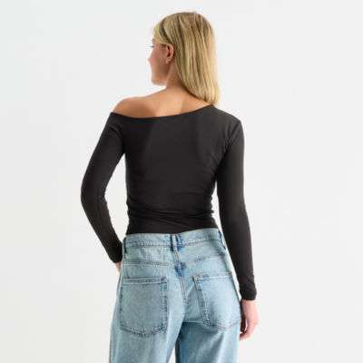 Arizona Girls Juniors Long Sleeve Blouse