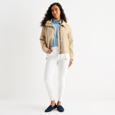 St. John's Bay Womens Hooded Lightweight Anorak