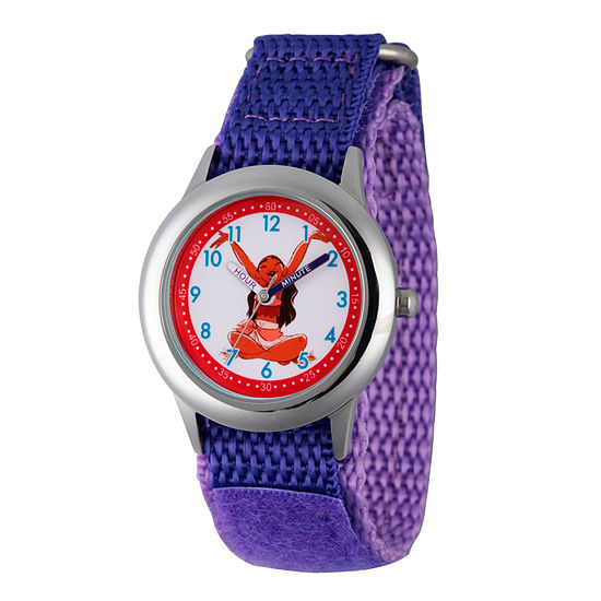 Disney Moana Girls Purple Strap Watch Wds000034