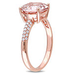 Pink Morganite 14K Gold Engagement Ring