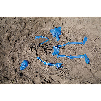Toysmith Bag O Beach Bones Sand Molds, Blue