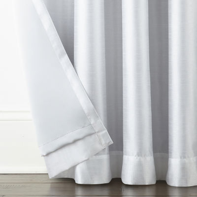 JCPenney Home Malone Grommet Top Blackout Single Curtain Panel