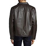 Vintage Leather Zipper Jacket