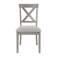 Signature Design by Ashley Paralee Dining Collection 2-pc. Upholstered Side Chair, One Size, Gray