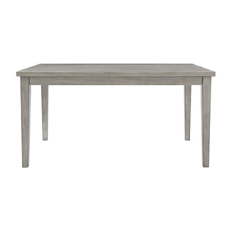 Signature Design By Ashley Paralee Dining Collection Rectangular Wood-Top Dining Table, One Size, Gray