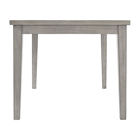 Signature Design By Ashley Paralee Dining Collection Rectangular Wood-Top Dining Table, One Size, Gray