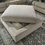 Signature Design by Ashley® Bovarian Upholstered Storage Ottoman