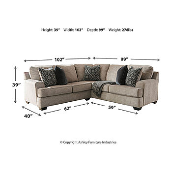 By Ashley Bovarian 2 Piece Sectional