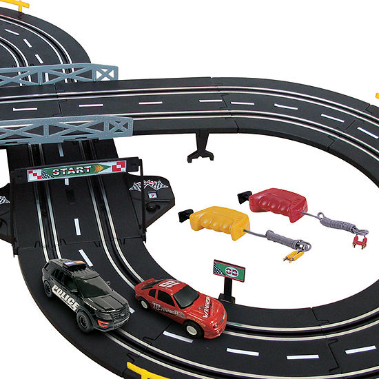 Battery Operated Police Chase Road Set
