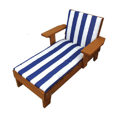 Childrens Chaise Lounge Chair, Color Blue White JCPenney