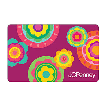 Purple Flowers Gift Card Jcpenney