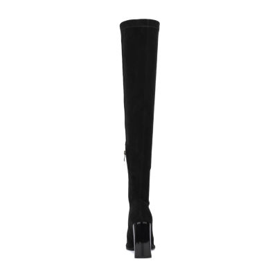 Torgeis Womens Sasha Block Heel Over the Knee Boots