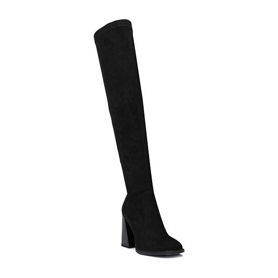 Torgeis Womens Sasha Block Heel Over the Knee Boots - JCPenney