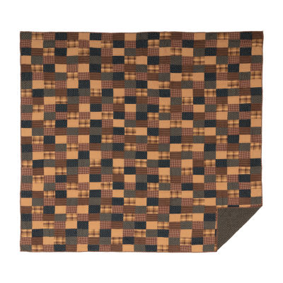 VHC Brands Patriotic Patch Reversible Quilt