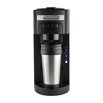 Brentwood Single-Serve Coffee Maker with Reusable Filter Basket