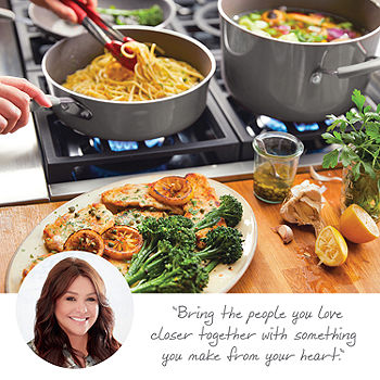 RACHAEL RAY 12 PIECE CLASSIC BRIGHTS NONSTICK POTS AND PANS SET