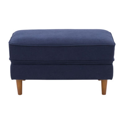 Mulberry Tufted Chair & Ottoman Set