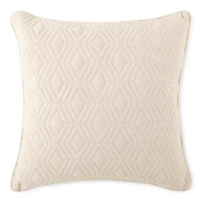 Fieldcrest Diamond Velvet Square Throw Pillow