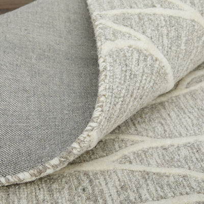 Weave And Wander Fadden Abstract Hand Tufted Indoor Rectangle Area Rugs