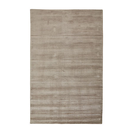 Weave And Wander Knox Solid Flatweave Indoor Rectangle Accent Rugs, One Size, Brown