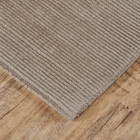 Weave And Wander Knox Solid Flatweave Indoor Rectangle Accent Rugs, One Size, Brown