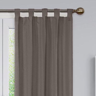 Pairs To Go Montana Tab Top Light-Filtering Set of 2 Curtain Panel