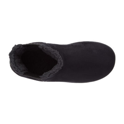 Isotoner Recycled Microsuede Wylder Womens Bootie Slippers