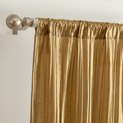 Elrene Home Fashions Athena Rod Pocket Light-Filtering Set of 2 Curtain Panel
