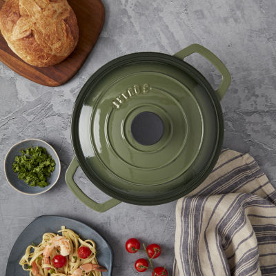 Smith & Clark Cast Iron -qt. Round Dutch Oven