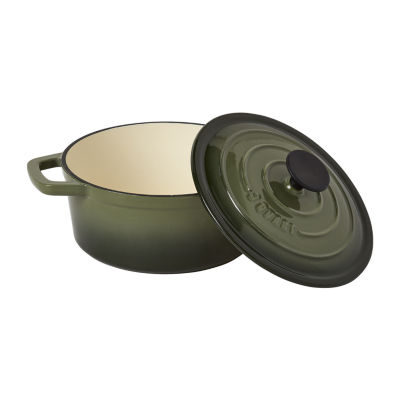 Smith & Clark Cast Iron -qt. Round Dutch Oven