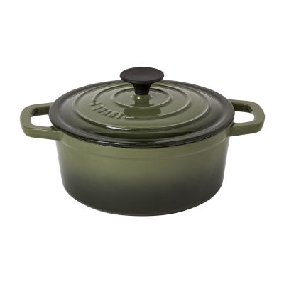 Smith & Clark Cast Iron -qt. Round Dutch Oven