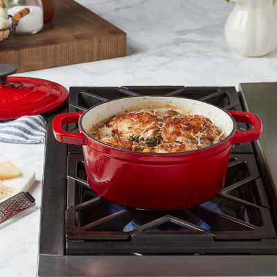 Smith & Clark Cast Iron 5-qt. Round Dutch Oven