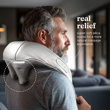 HoMedics Hands Free Neck And Shoulder Massager, One Size, White