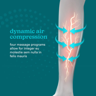 HoMedics Modulair Compression Calf Wrap + Controller Bundle Massager