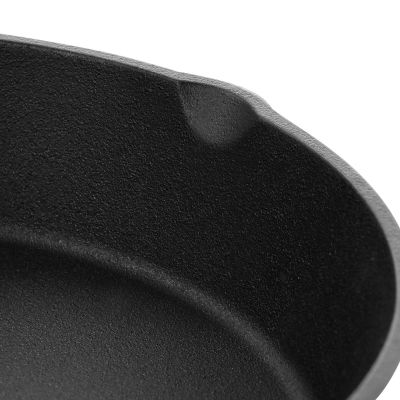 MegaChef Pre-Seasoned Enameled Cast Iron 10" Frying Pan
