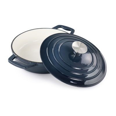 Megachef Enameled Cast Iron 2-qt. Braising Pan