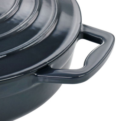 Megachef Enameled Cast Iron 2-qt. Braising Pan