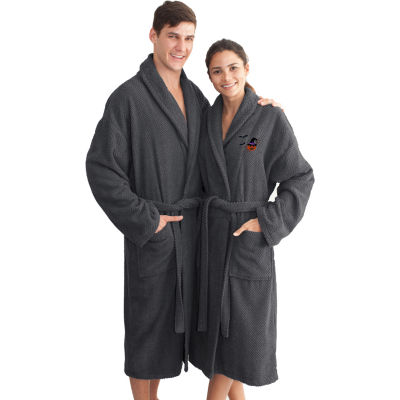 Linum Home Textiles Halloween Herringbone Bathrobe Unisex Adult Long Sleeve Long Length Robe