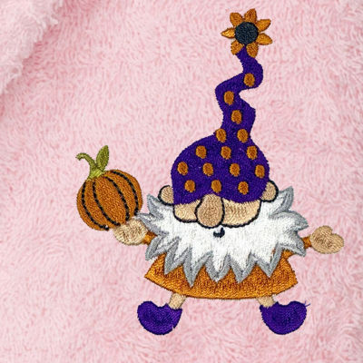 Linum Home Textiles Halloween Terry Bathrobe Unisex Adult Terry Cloth Long Sleeve Long Length Robe