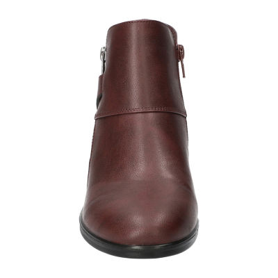 Easy Street Womens Fritzi Block Heel Booties