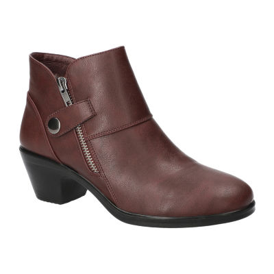 Easy Street Womens Fritzi Block Heel Booties
