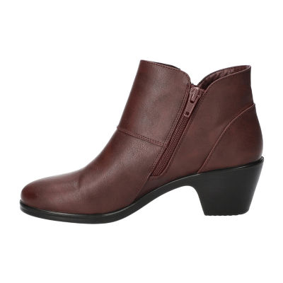 Easy Street Womens Fritzi Block Heel Booties