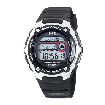 Casio Mens Digital Black Strap Watch Wv200a-1av